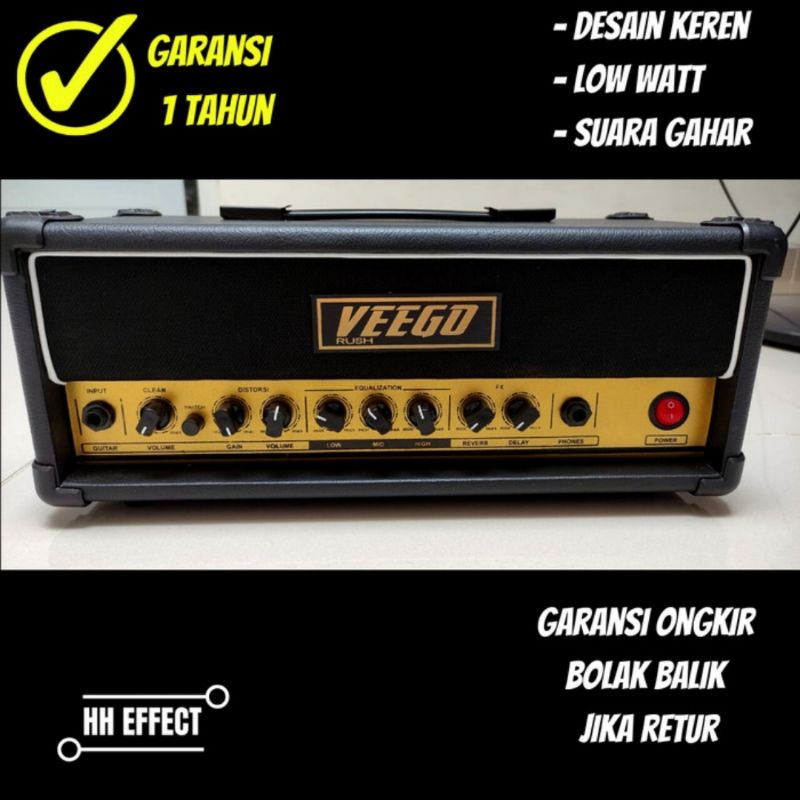 Amplifier Gitar Veego Rush (Khusus Headnya Saja)