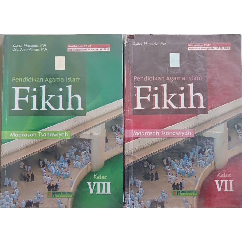 Jual BUKU FIKIH KELAS 7, 8 MTS KEMENAG (BEKAS) | Shopee Indonesia