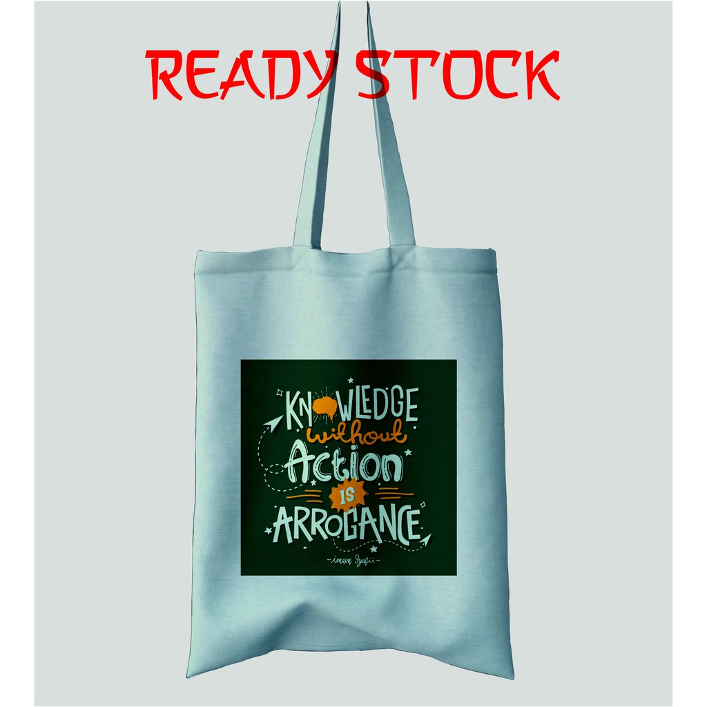 Totebag Premium - Canvas Drill - Bukan Blacu - Tas Fashion Wanita -  RS09