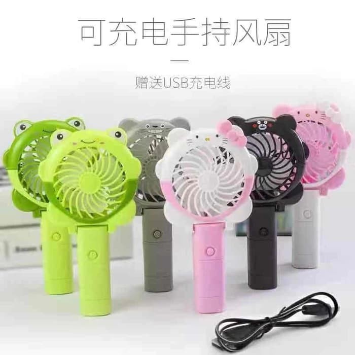 Kipas Angin Lipat Karakter Kartun Handy Mini Fan SX-113