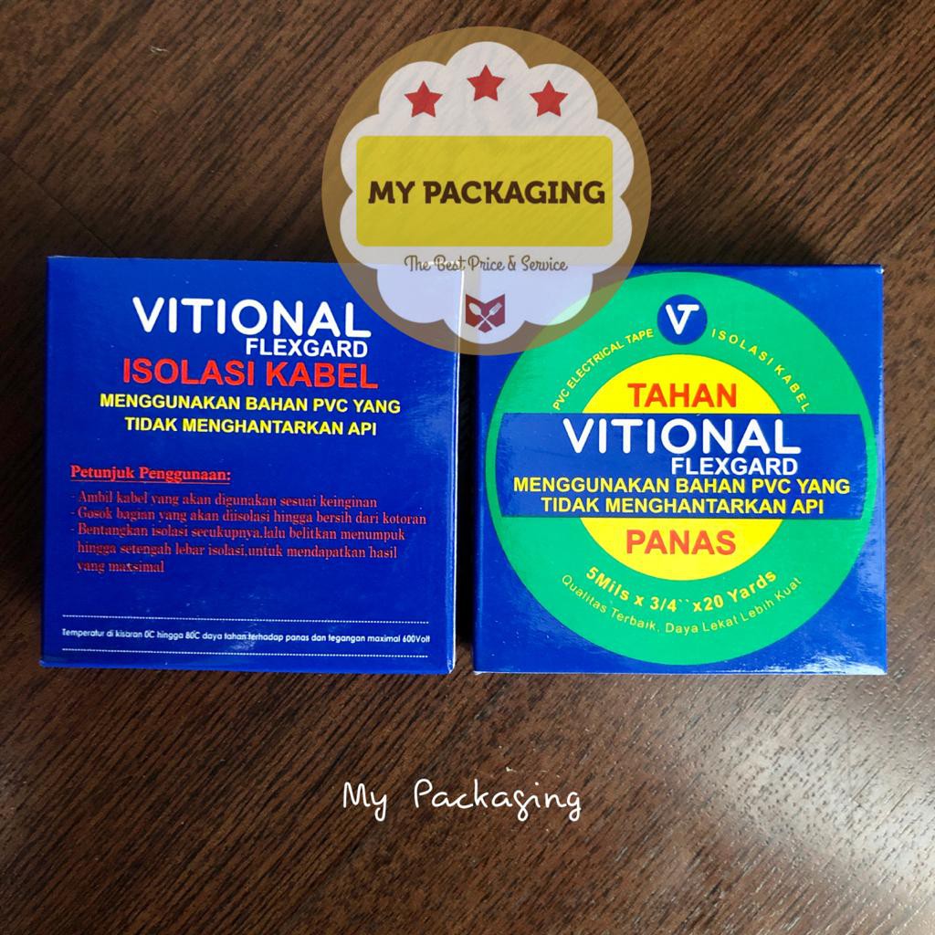 Solasi / Isolasi Kabel Listrik Hitam VITIONAL FLEXGARD