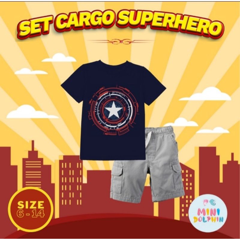 Mini Dolphin Set Cargo Superhero