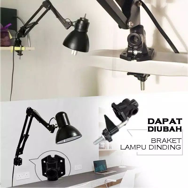 Penjepit lampu meja