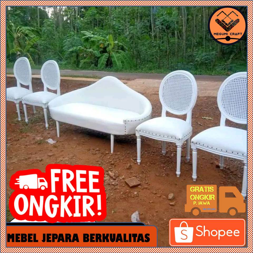 Kursi pengantin terbaru sofa pelaminan mebel jepara