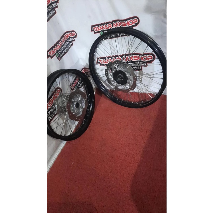 VELG SET 18 21 ORIGINAL COPOTAN HONDA CRF150L TANPA BAN