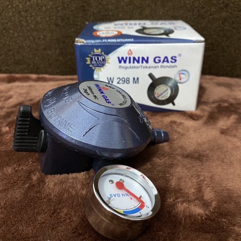 Regulator winn gas w298m / Regulator Gas Meter Tekanan rendah WINN GAS W 298 M