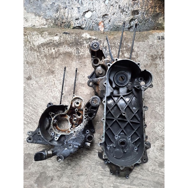 Crankcase krengkes kanan kiri Vario 110 old lama Vario techno karbu original copotan kalter oli reng