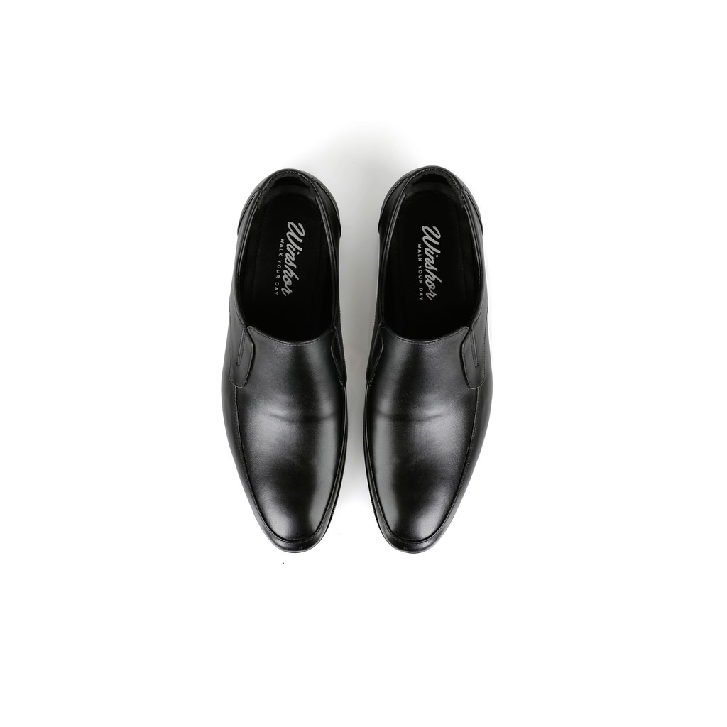 Sepatu Pantofel Slip on - 7807 - WInshor - Carrington - Black