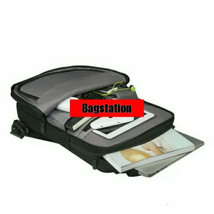 TAS RANSEL LAPTOP PRIA WANITA BACKPACK BODYPACK NAVY CLUB ORIGINAL - Hitam