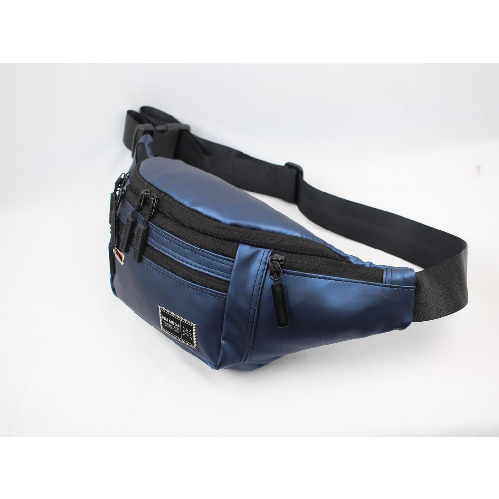 Waistbag Waterproof Polo Amstar Best Quality Tas Pria Tas Pinggang Tas Selempang Pria Anti Air Tas Selempang Pria Distro