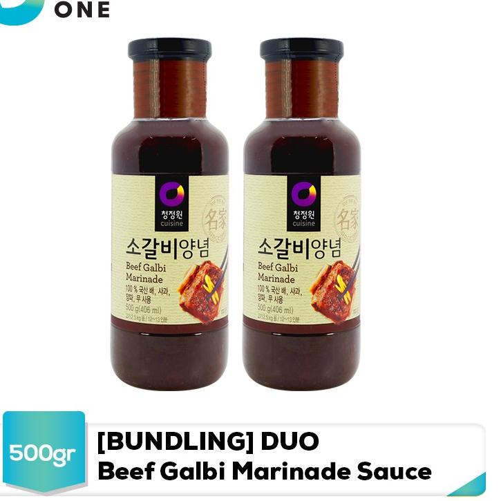

Berkualitas! BUNDLING Chung Jung One - DUO - Beef Galbi Marinade Sauce 500 gr .,