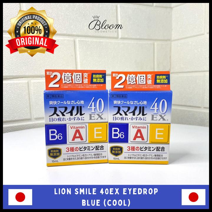 Lion Smile 40Ex Eye Drops 15 Ml - Obat Tetes Mata Lion Smile Japan