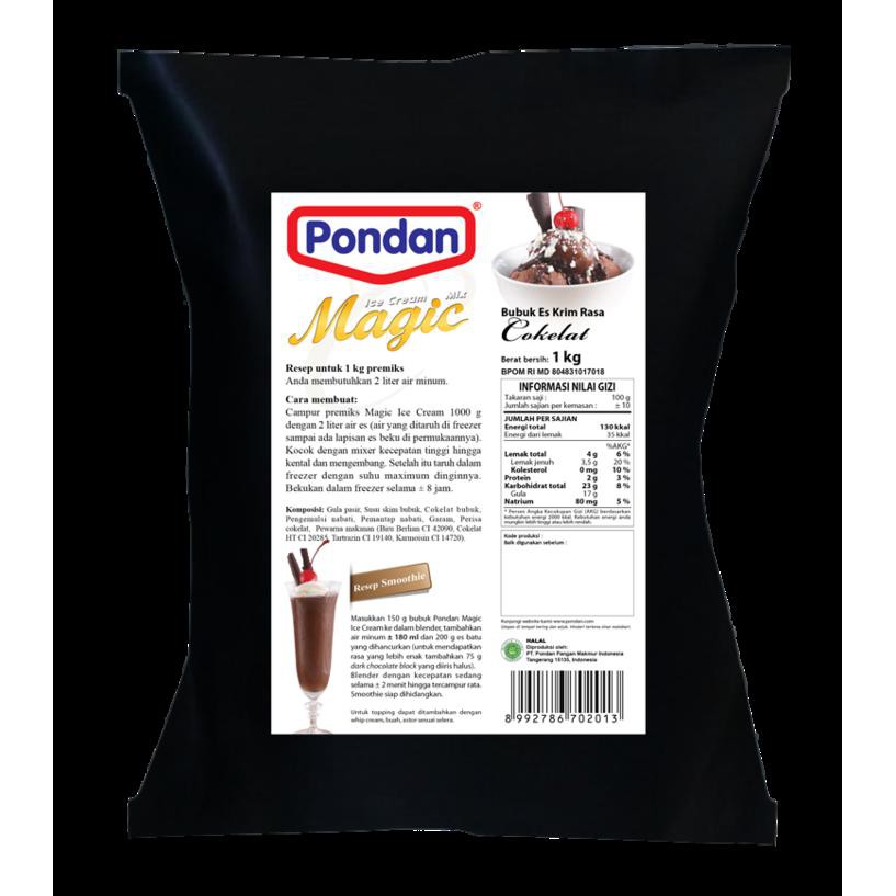 

BAHAN ESKRIM PONDAN RASA COKLAT 1KG / BUBUK ESKRIM