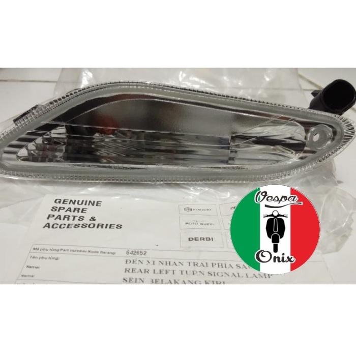 LAMPU ASSY SEIN BELAKANG KIRI VESPA PRIMAVERA SPRINT ORIGINAL