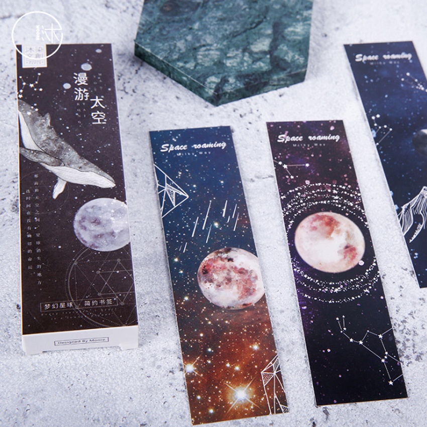 

[PER BOX] Pembatas Buku / Paper Bookmark A Space Odyssey