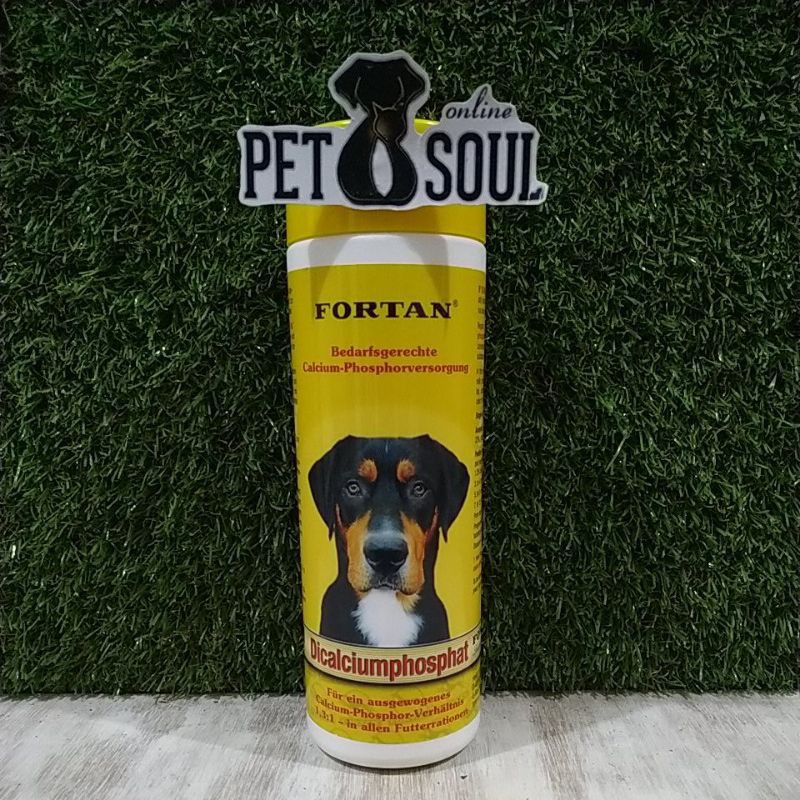 Fortan dicalciumphosphat 600gr / vitamin tulang calcium phosporus anjing kucing