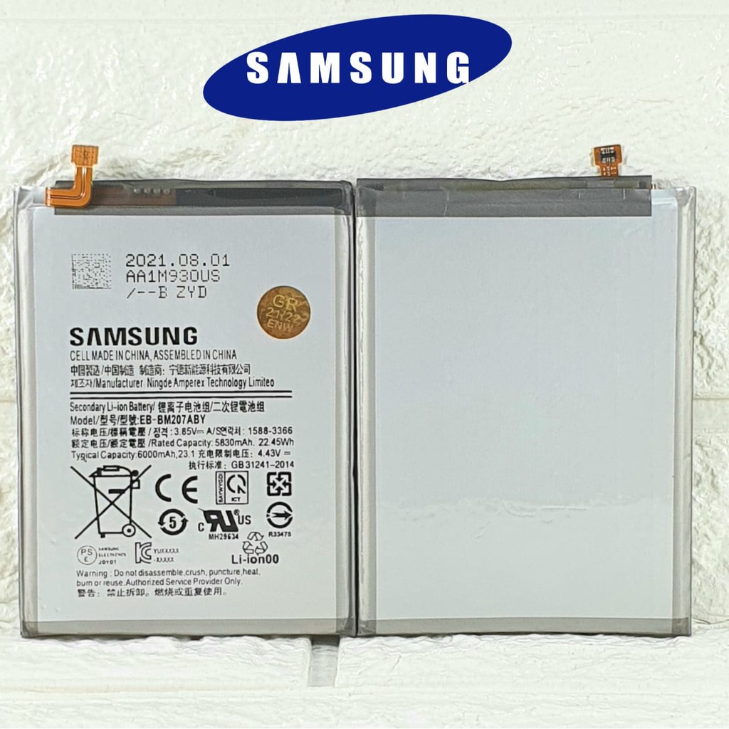 Baterai Battery Original Samsung EB-BM207ABY For Type Galaxy m31 M315 SM-M315F GALAXY M21 - M215 - SM-M215F GALAXY M30s - M307 - SM-M307F GALAXY M31s - M317 - SM-M317F