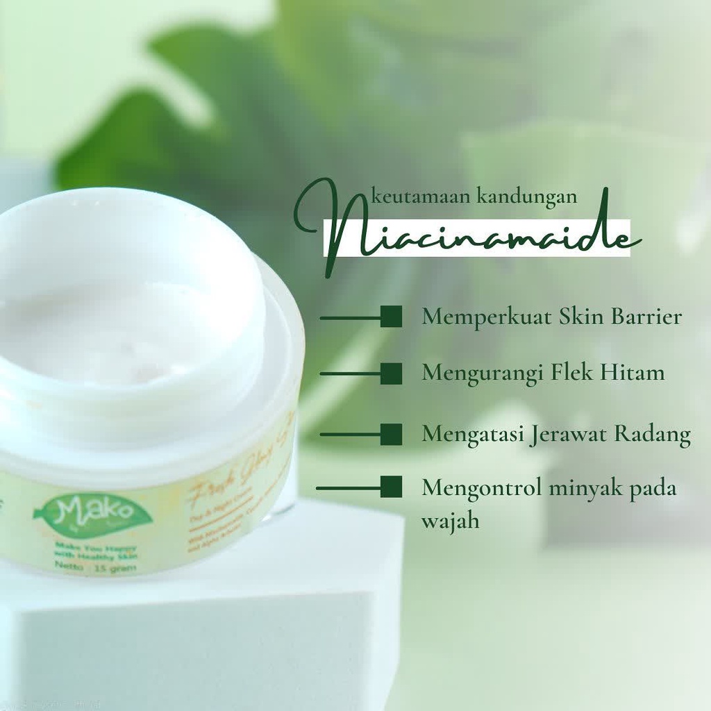 CREAM MOISTURIZER / SLEEPING MASK MAKO BY SERIS| FRESH GLOWY SKIN DAY AND NIGHT CREAM SLEEPING MASK MAKO BY SERIES SERIS ORIGINAL MASKER WAJAH MAKO KRIM WAJAH MAKO