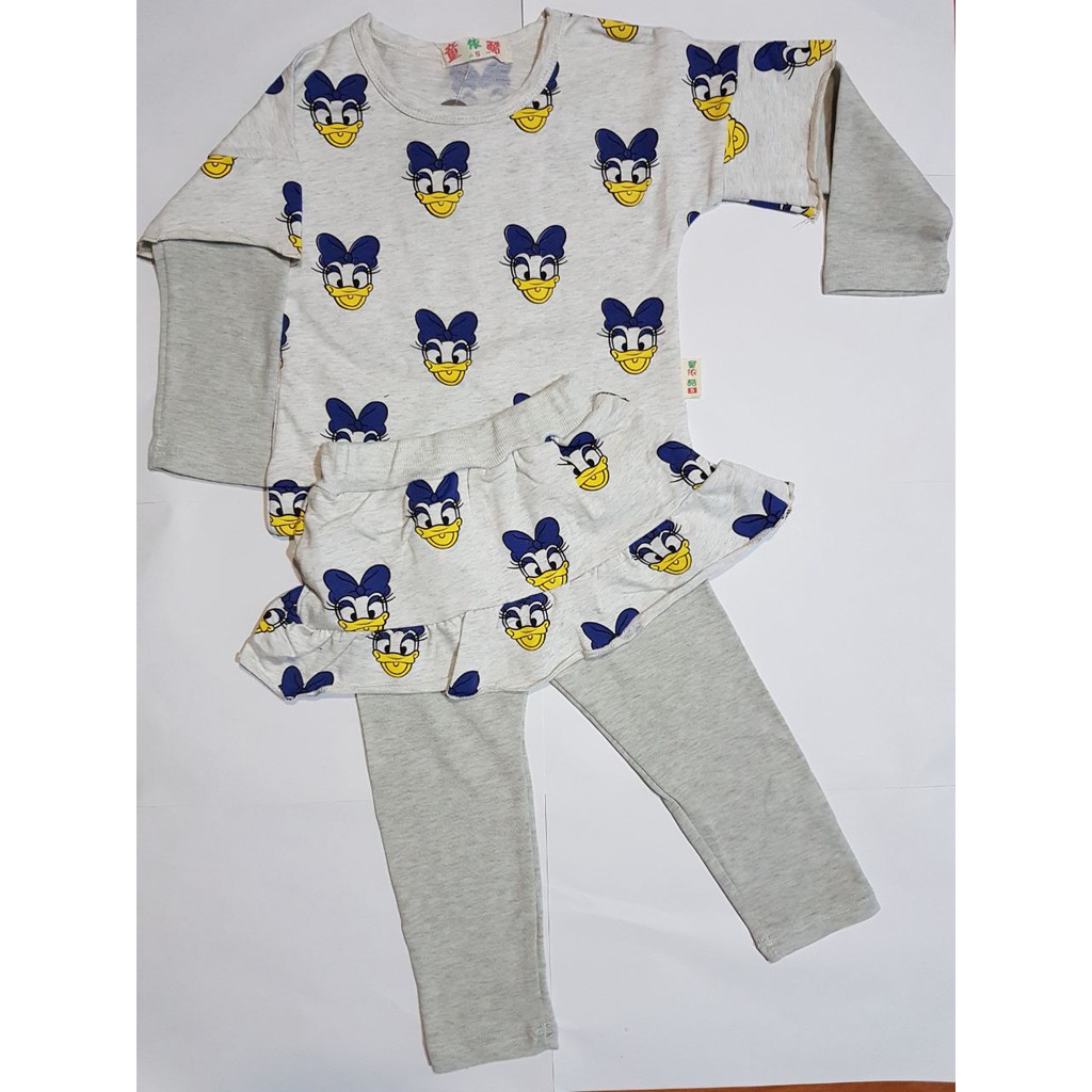 Baju Setelan Anak Cewek Lengan Panjang Import