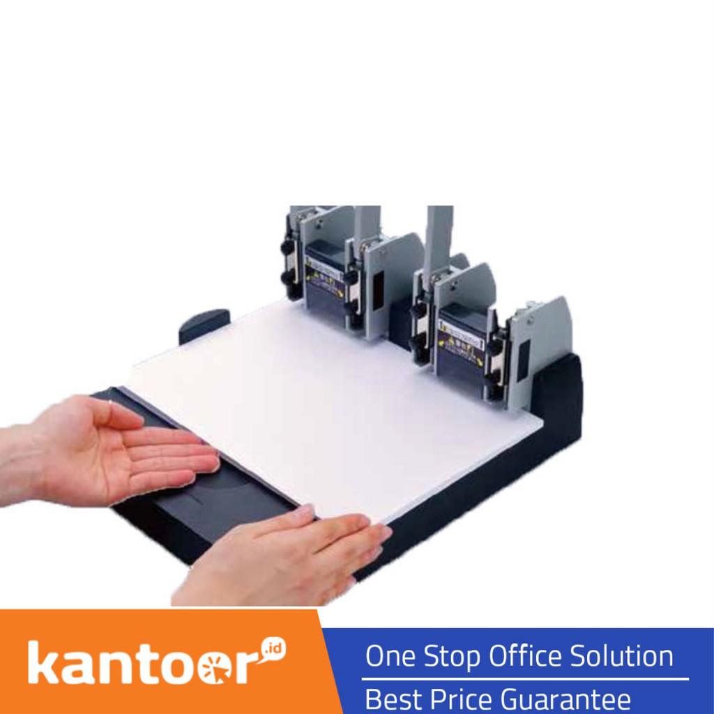 

MESIN PEMBOLONG KERTAS CARL PAPER PUNCH HEAVY DUTY 4 HOLE 124N 150 SHEETS