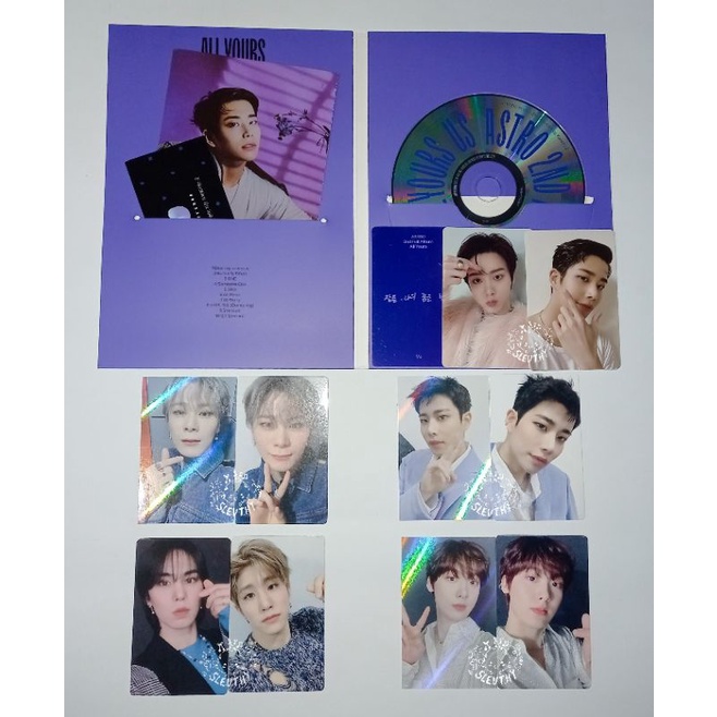 ALBUM UNSEALED PHOTOCARD PC OFFICIAL ASTRO ALL YOURS APPLE MUSIC APPMUS MAKESTAR EUNWOO SANHA ROCKY 