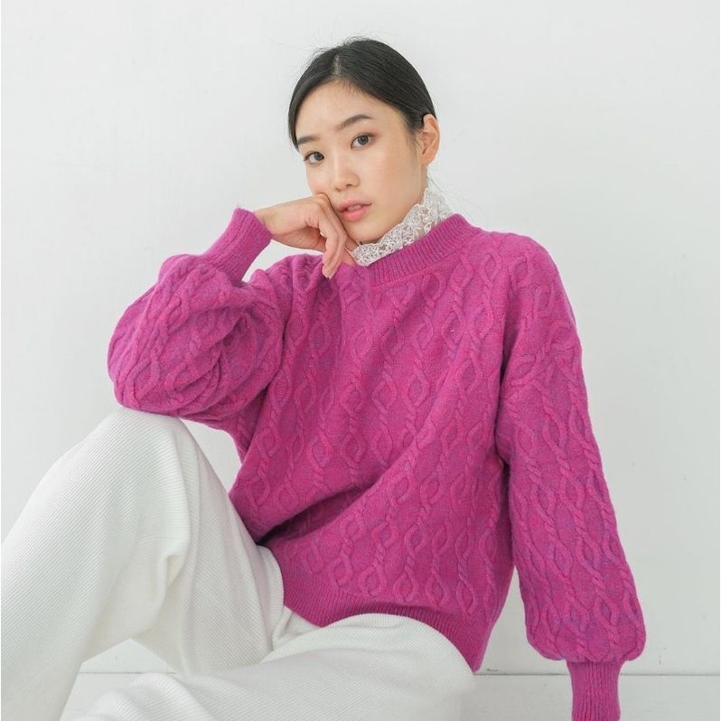 Heina Sweater Gonegani - Magenta