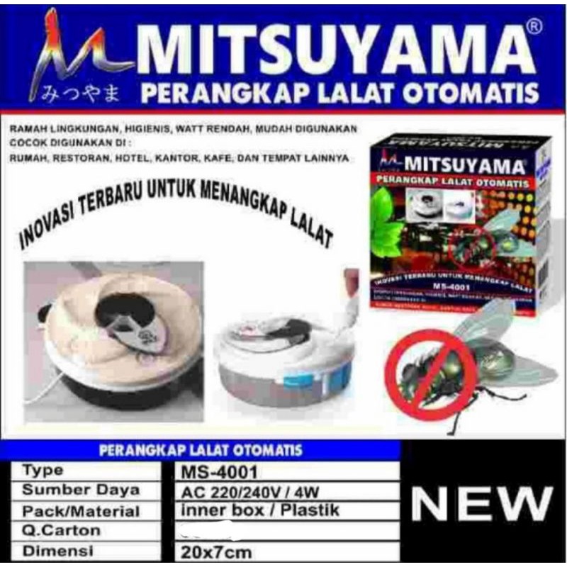 Perangkap Lalat MITSUYAMA MS 4001 Insect Trap - Jebakan Lalat