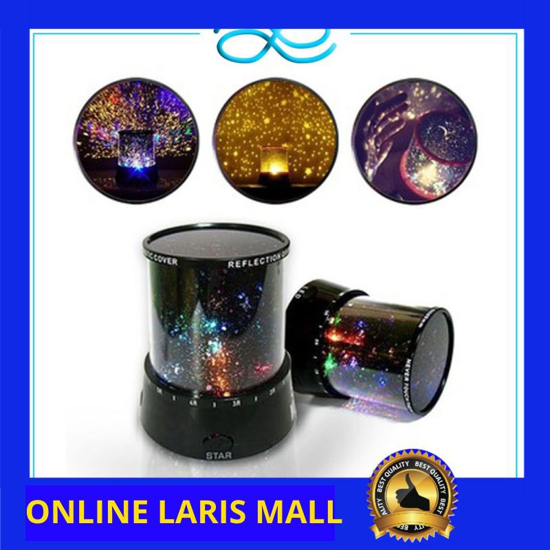 Lampu Tidur Proyektor 3D Starmaster Bintang Luar Angkasa Dekorasi Kamar starwars romantic