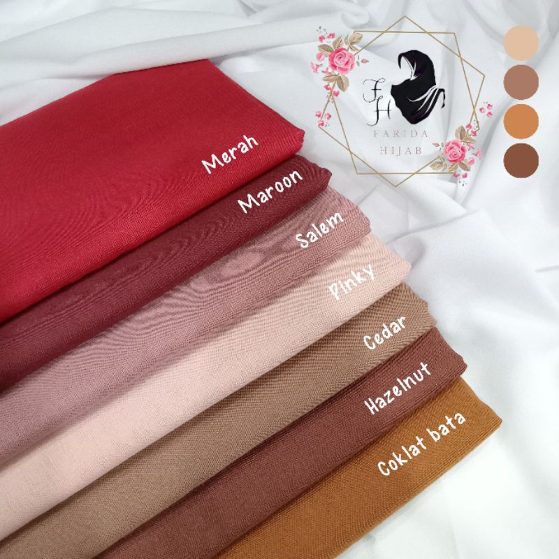 Hijab Segiempat Katun Saudia Rawis