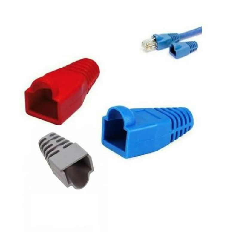 Plug boot Plugboot RJ45 Karet Pelindung Konektor RJ45 Rubber boot UTP LAN