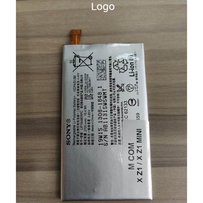 baterai mcom typ sony xperia xz1 mini double power