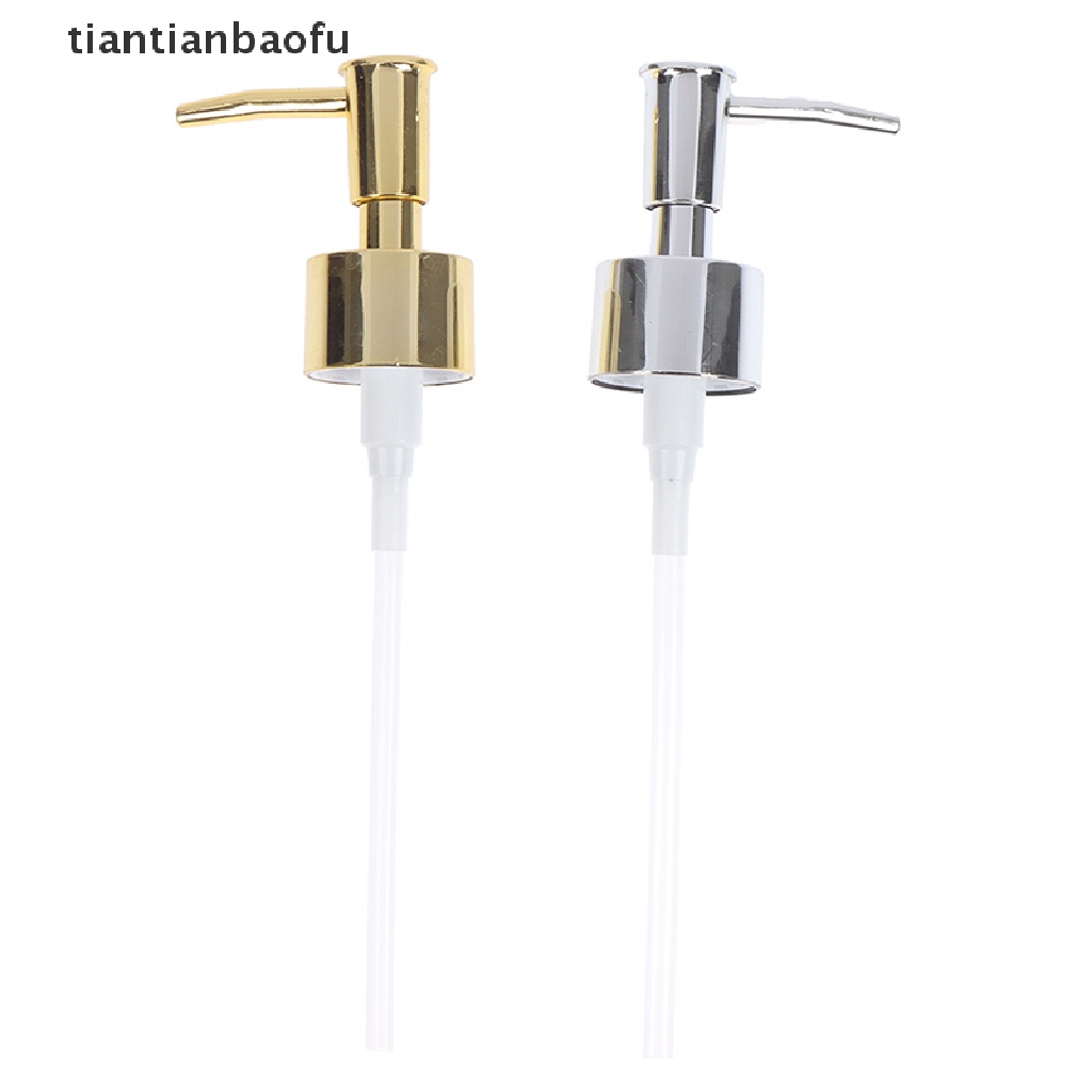 [tiantianbaofu] Metal DIY Soap Pump Liquid Lotion Dispenser Replacement Head 28 Thread Pump Cap Boutique