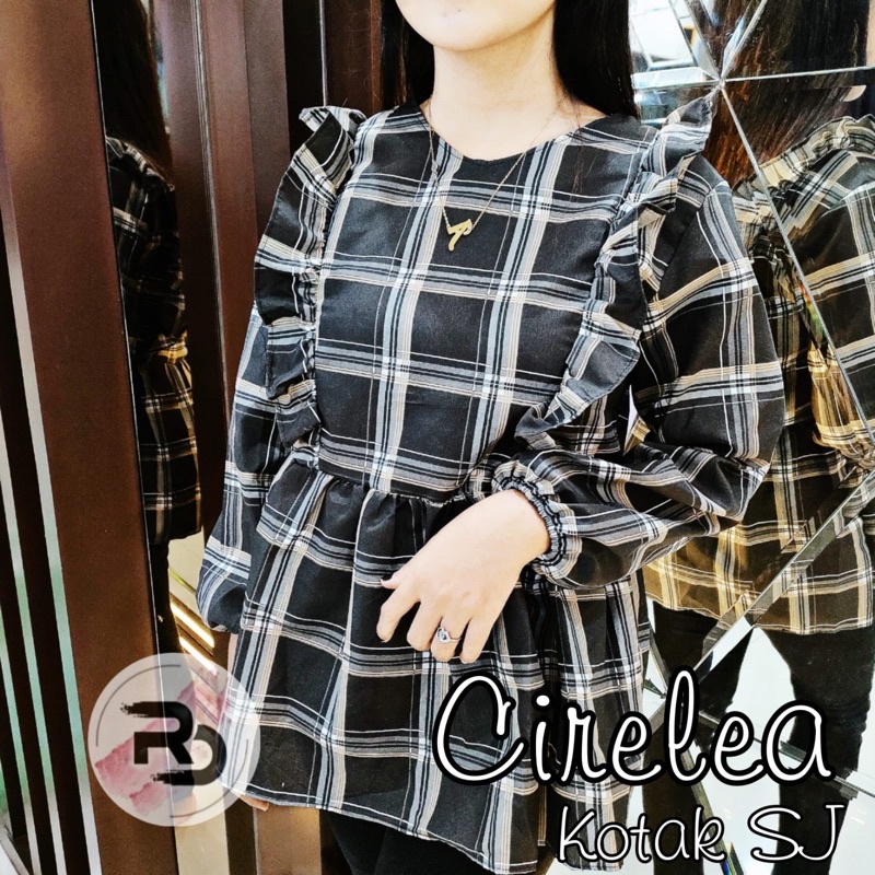RD FASHION CIRELEA BLOUSE - BLOUSE MUTHIA FIT TO L-SJ HITAM