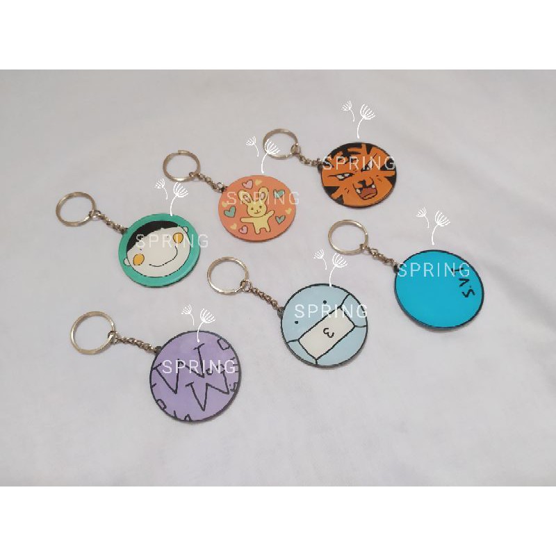 [Ready] Keychain Seventeen Incomplete Merch Unofficial [BUY 2 KEYRING GET 1 POPSOCKET]