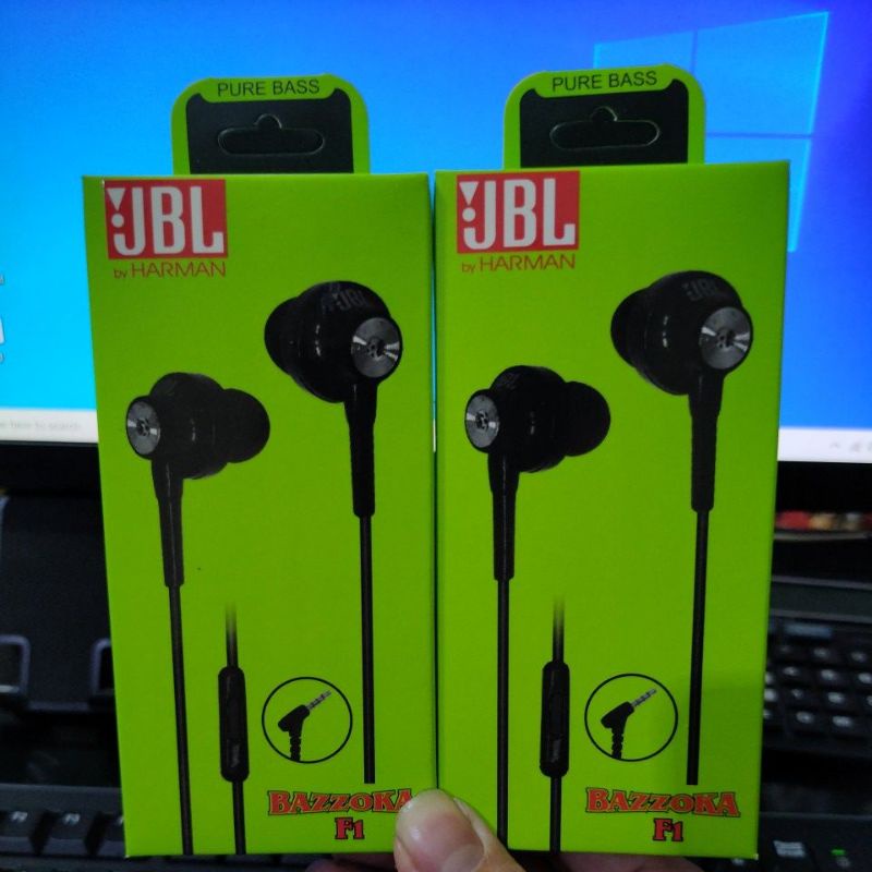 HF HEADSET/EARPHONE JBL BAZZOKA F1 SUPER BASS