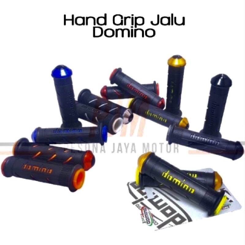 Handgrip Motor Handfat Variasi Garis + Jalu Cnc Universal Buat Semua Motor Bisa