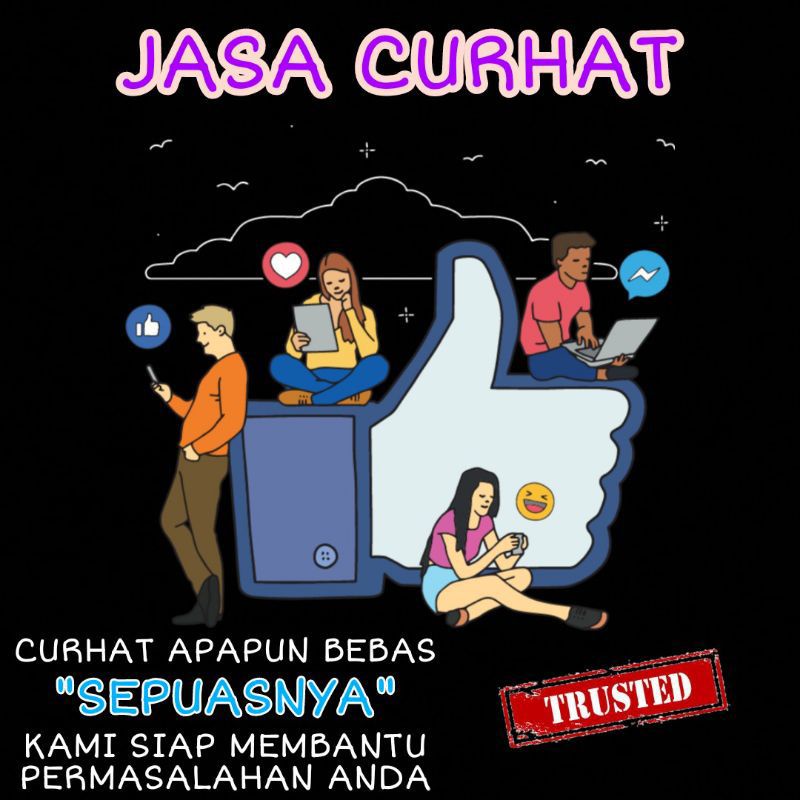 JASA SHARING / CURHAT / TEMEN ONLINE