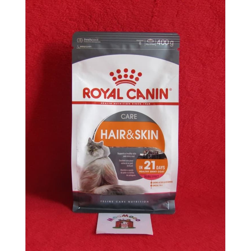 Royal Canin Hair and Skin 400gr Makanan Kucing Royal Freshpack