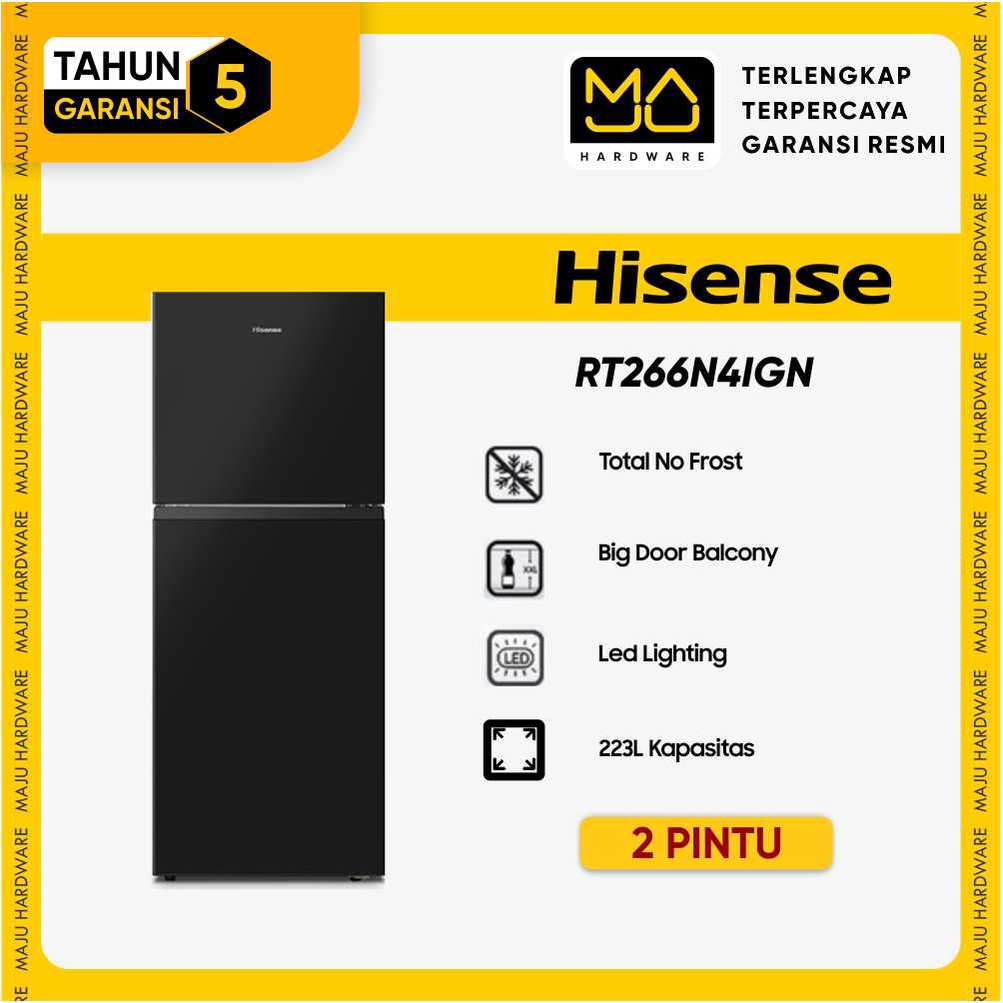 Jual Hisense Kulkas Pintu L Rt N Ign Shopee Indonesia