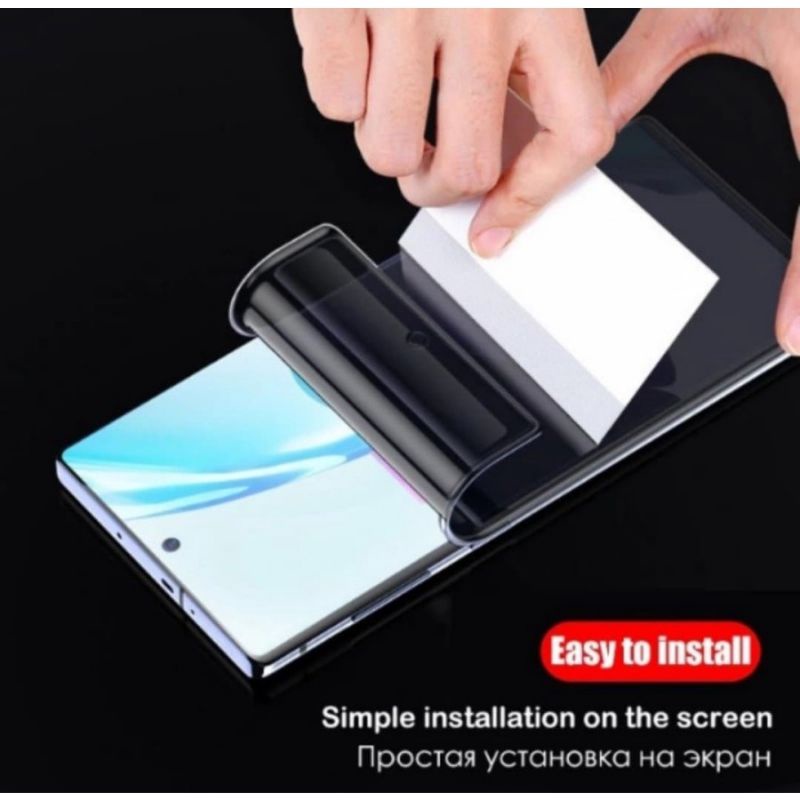 Redmi 10A / 10C / 9A / 9C / 9 Anti Gores Hydrogel Spy Privacy Screen Guard Protector Plastik Jelly Lentur