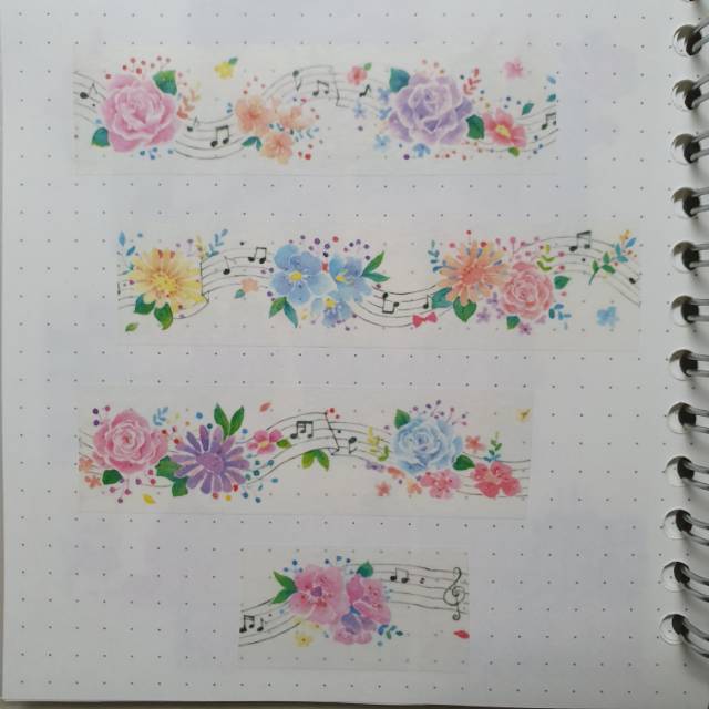 

washi tape sample for scrapbook and journal ( per meter )