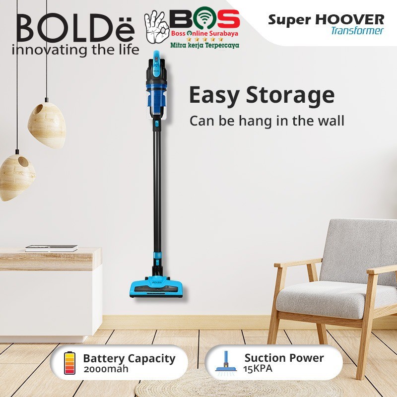 BOLDe Super Hoover Transformer Vacuum Celaner Bolde Wireless Robotic