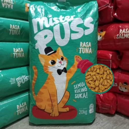 misterpuss TUNA kemasan 20kg pakan kucing