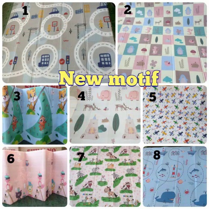 Tikar - Matras Anak Playmat 150 X 180 Cm Tikar Karpet Anak Murah Import Ori