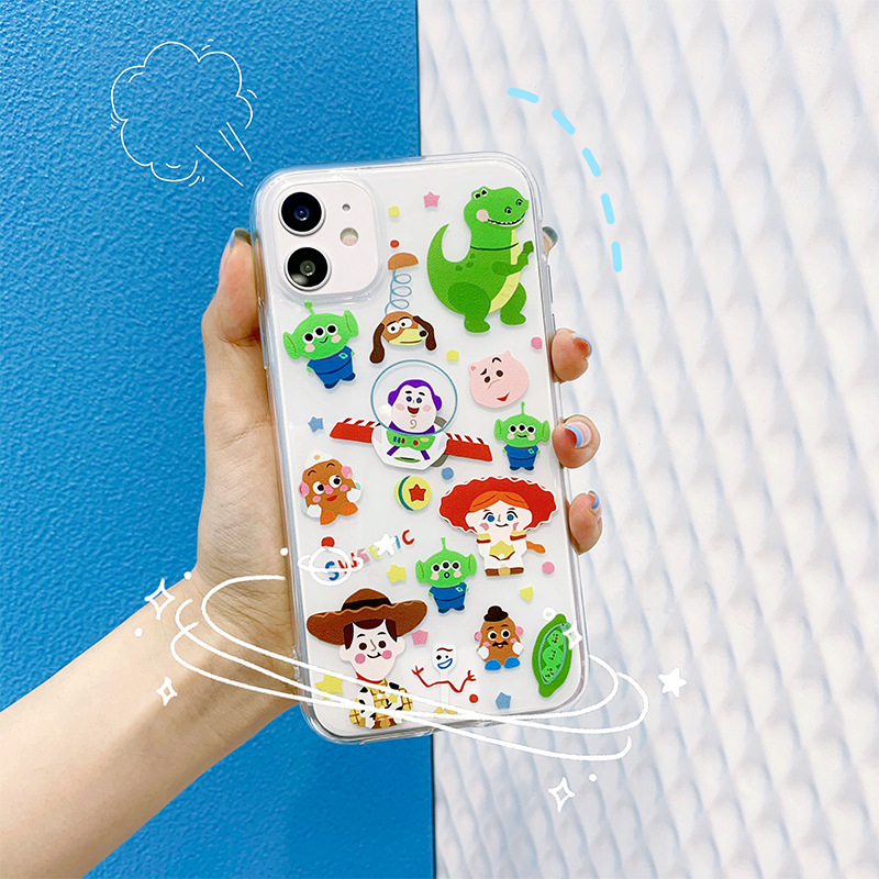 Soft Case Silikon tpu Motif Print Toy Story Untuk Iphone 11 11pro 11promax XR XS MAX 7 plus 8 plus