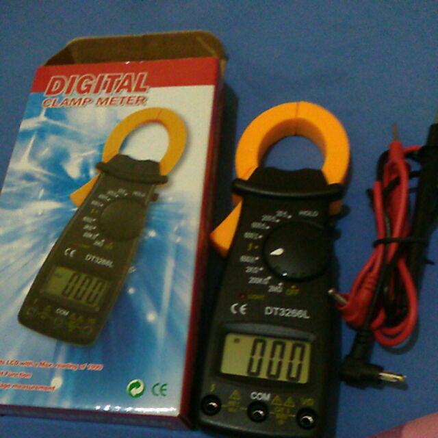 Eelic Portable Digital Clamp Meter Tang Amper Dt3266l