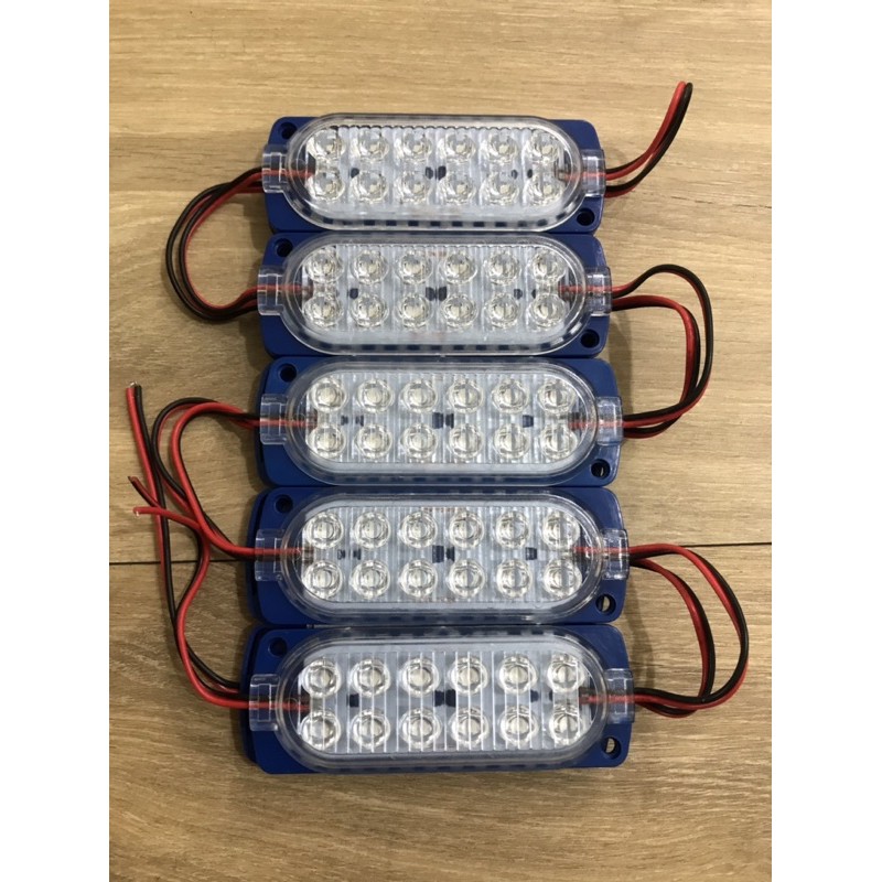 Lampu LED Ultrasonic 12Mata 24Volt Waterproof
