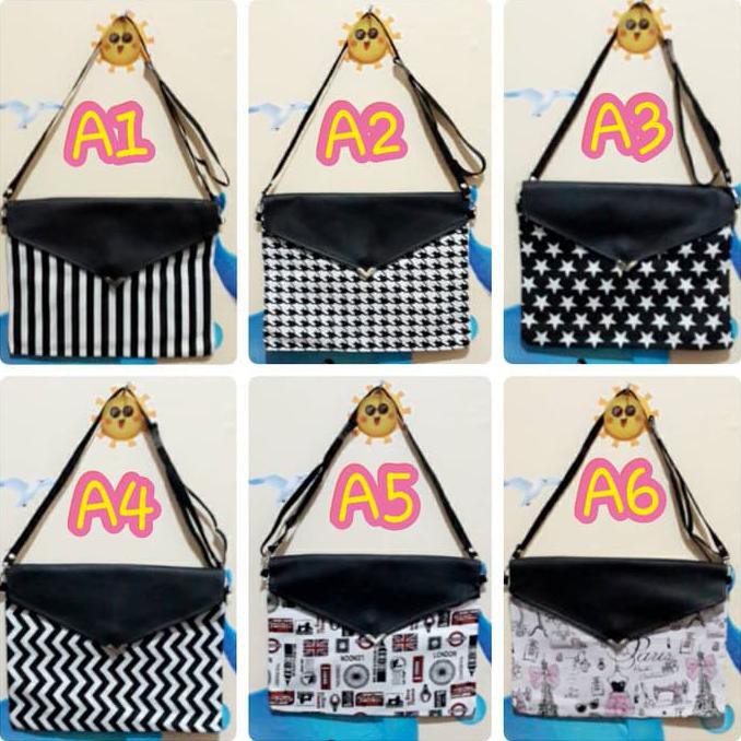 Order Aja Cyiinnnnnn Slingbag Amplop / Tas Selempang / Tas Wanita / Tali Biasa Seri 2 Terlaris