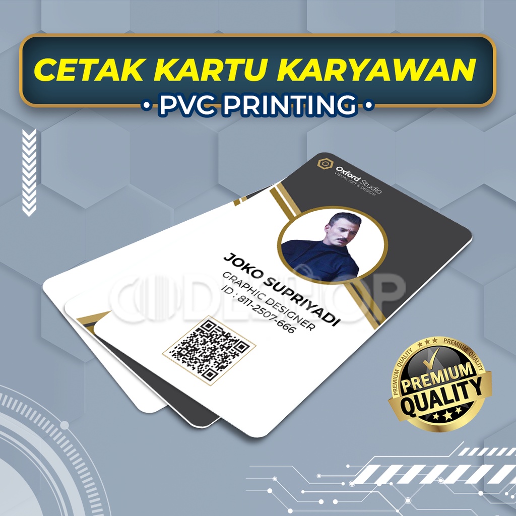 Jual Cetak Id Card Kartu Karyawan Custom Rfid Shopee Indonesia