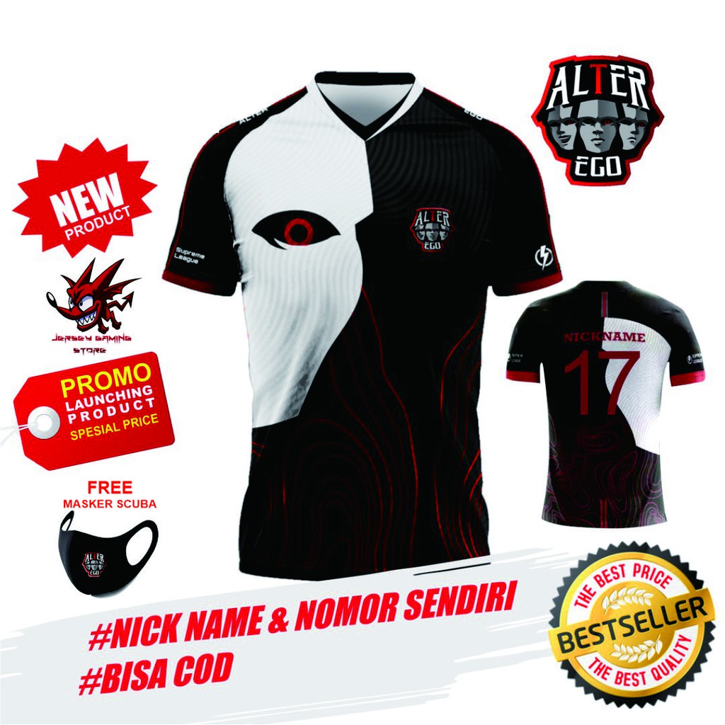 JERSEY GAMING ALTER EGO ESPORT TERBARU 2020 / FREE NICKNAME